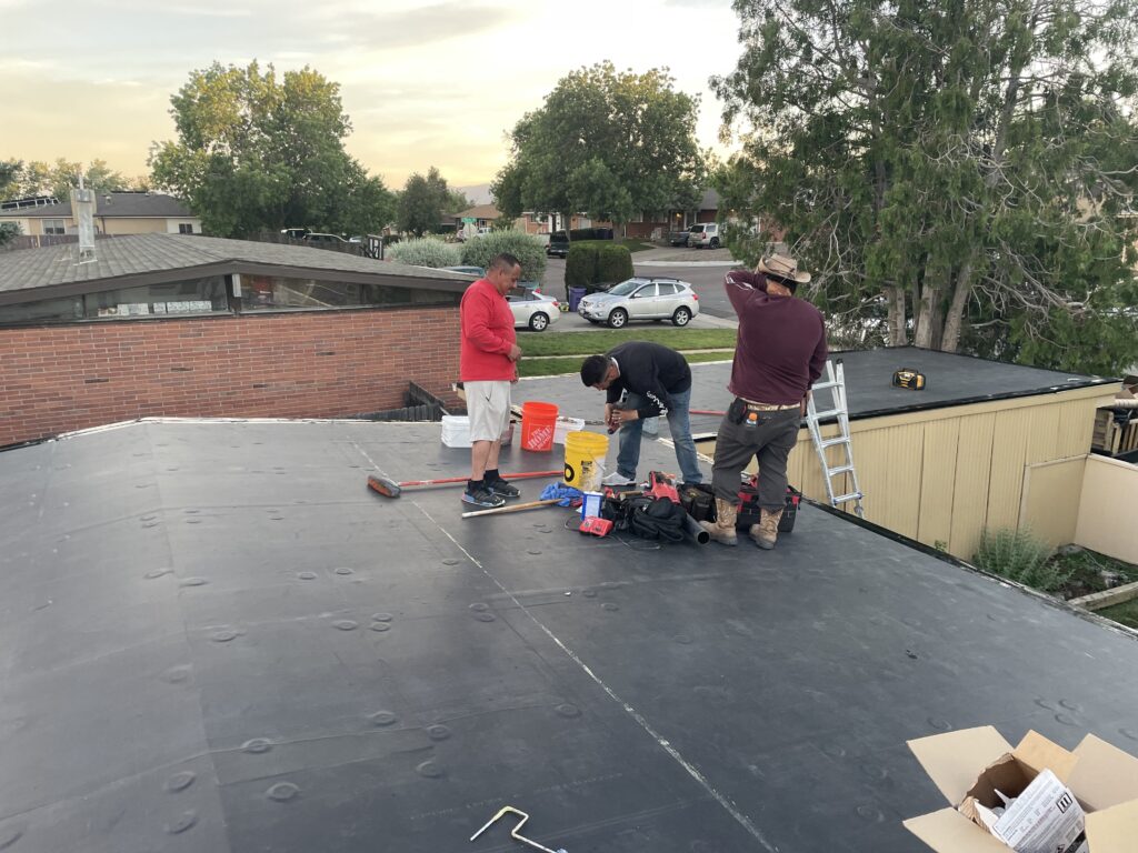 Flat Roof EPDM Repair